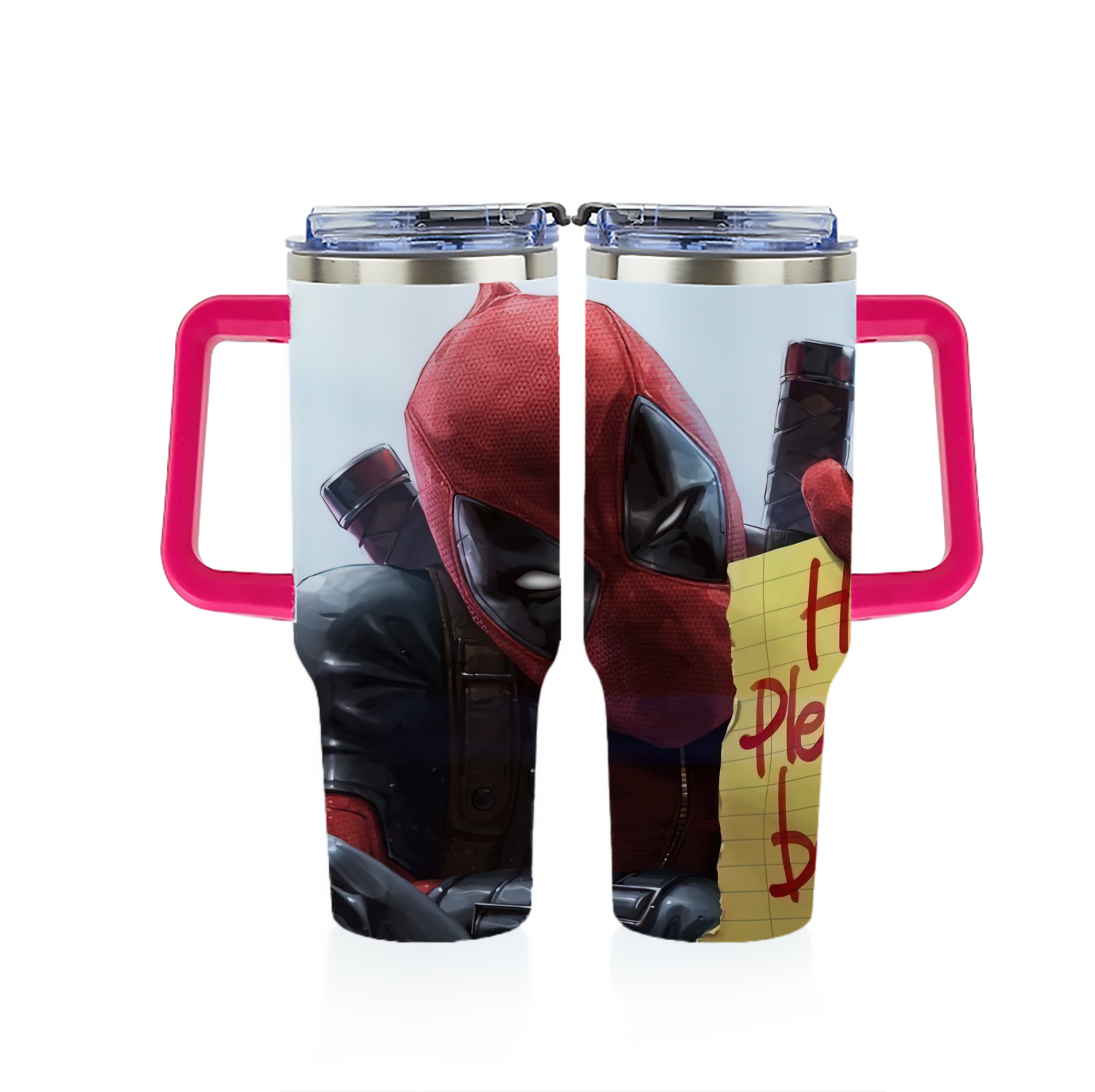 （画像用） Deadpool デッドプール 1200ｍLフルプリント車用タンブラー